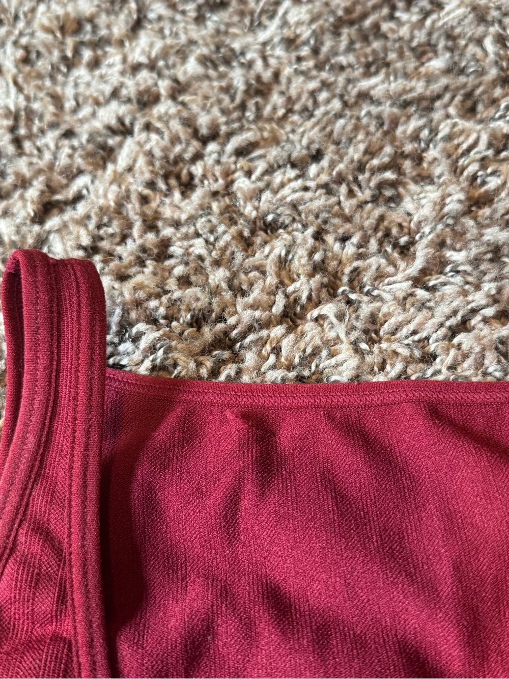 Colsie Maroon Ribbed Bralette - Picture 5 of 7